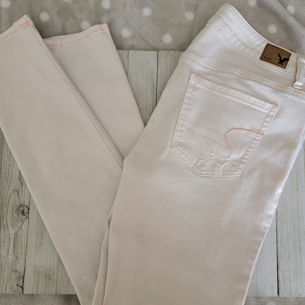 AEO Light Blush Pink jeggings